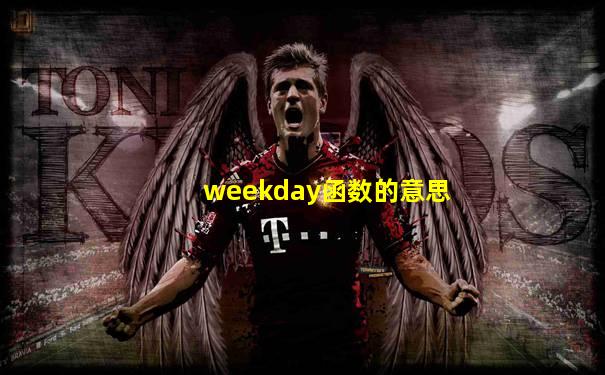 weekday函数的意思