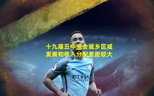 十九届五中全会城乡区域发展和收入分配差距较大