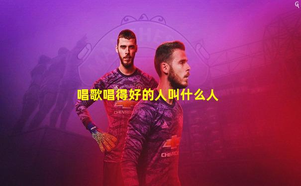 唱歌唱得好的人叫什么人