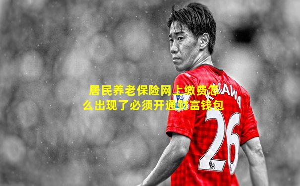 居民养老保险网上缴费怎么出现了必须开通财富钱包