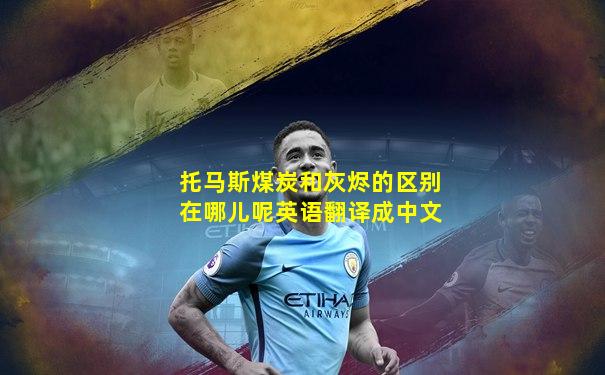 托马斯煤炭和灰烬的区别在哪儿呢英语翻译成中文