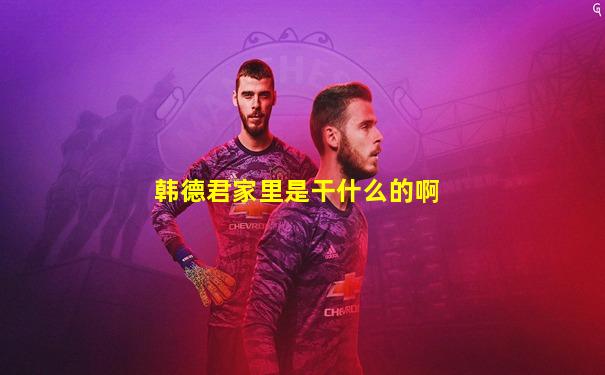 韩德君家里是干什么的啊